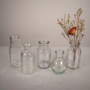 Assorted Short Bud Vases