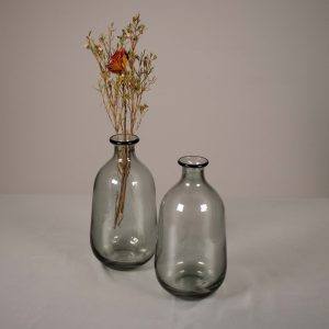 Black Transparent Bud Vase