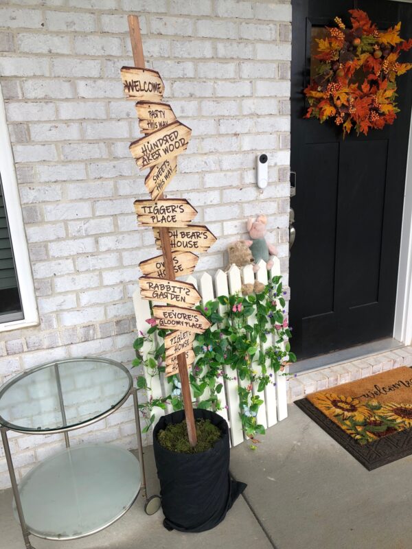 100 Acre Woods Sign