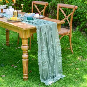 Floral Embroidered Table Runner